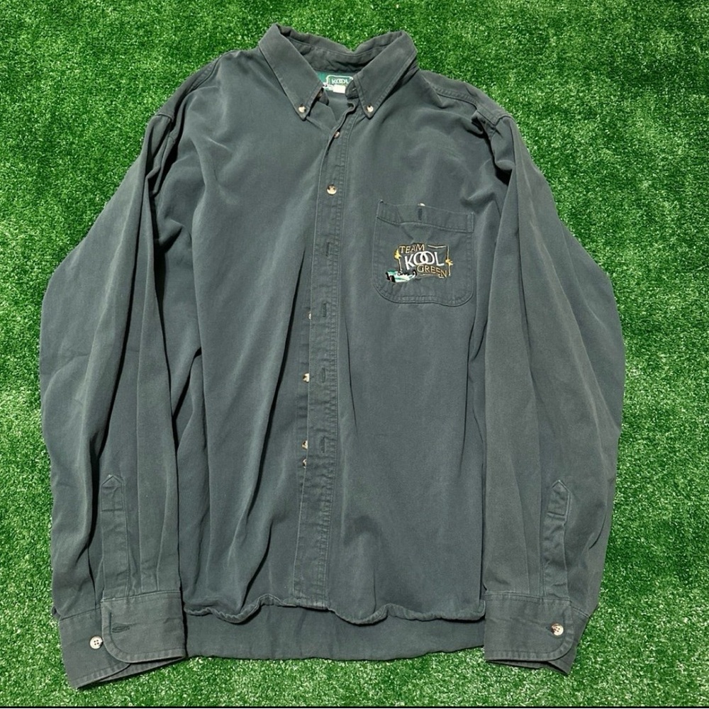 Vintage KOOL long sleeve Button Up